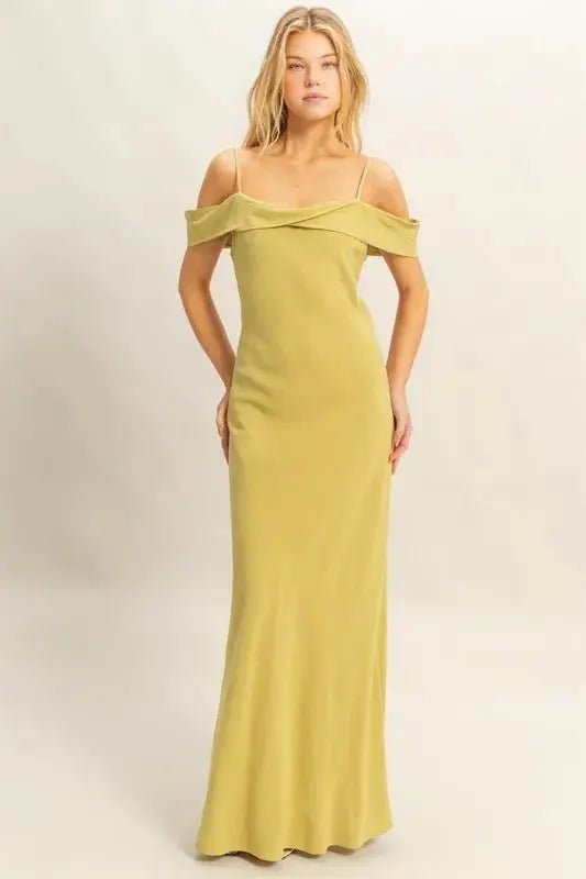 HYFVE Flattering Fit Cami Maxi Dress for Stylish Events - Love Salve